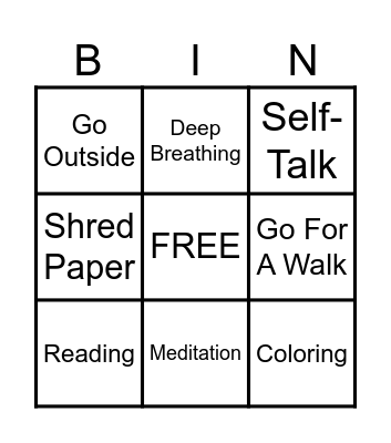 "Coping" to Win Bingo! Bingo Card