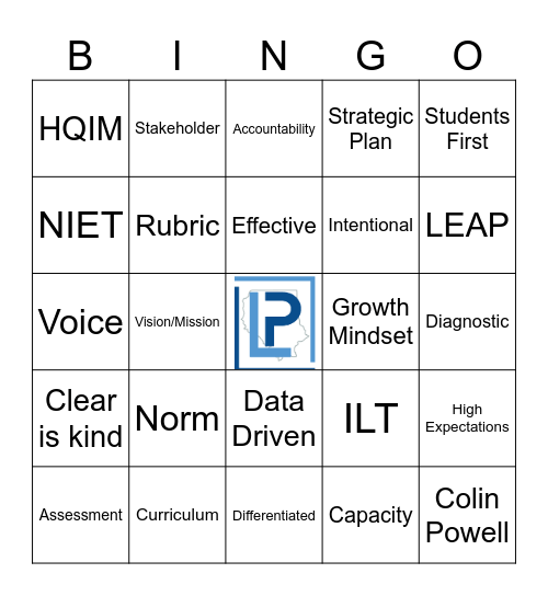 Steering Committee Bingo Card