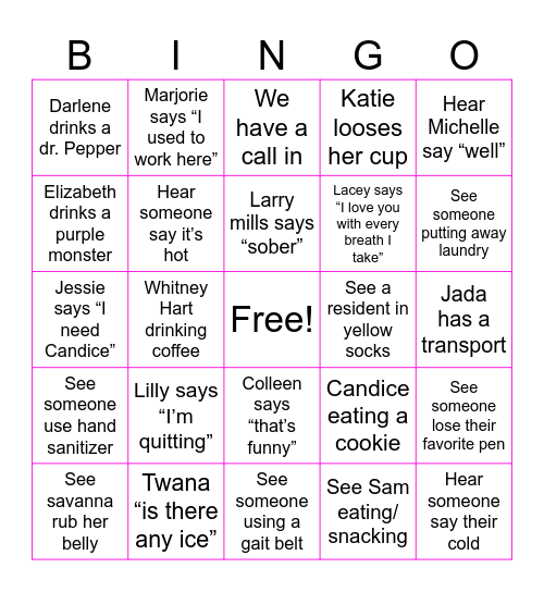 HAPPY THANKSGIVING Bingo Card