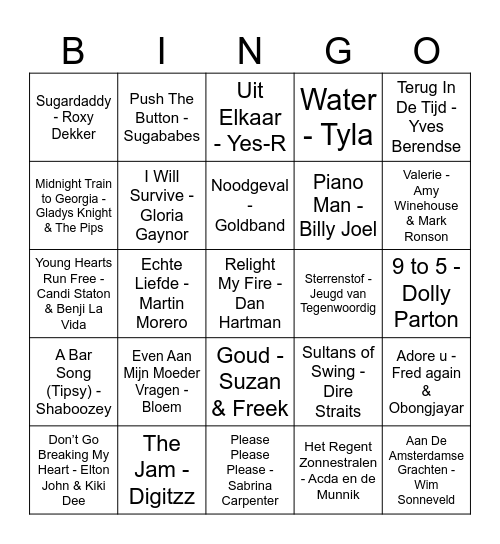 BDAY BINGO Card