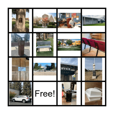 CEMETERY BINGO Card