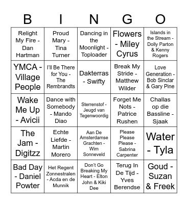 BDAY BINGO Card