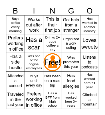 PATH Bingo Card