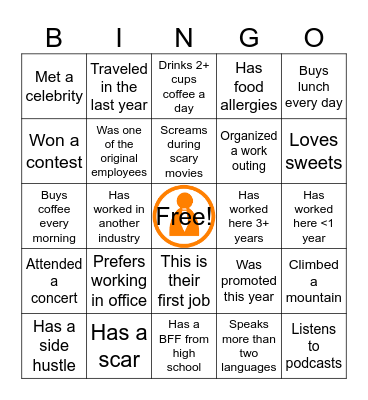 PATH Bingo Card