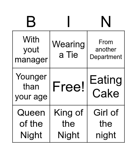 It is time for a Selfie Bingo Card