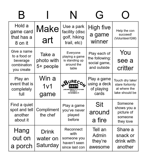 Name_____________ Bingo Card