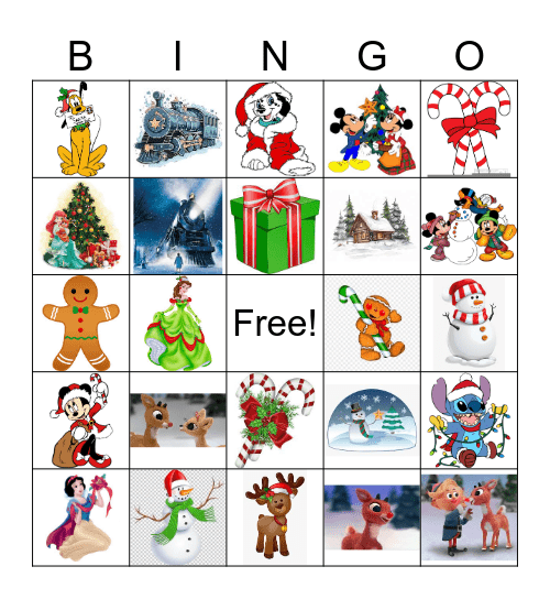 SES Winter Bingo Card