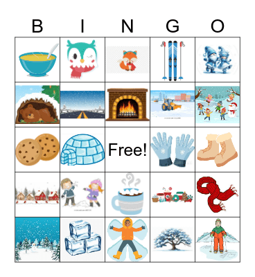 Winter Bingo Card