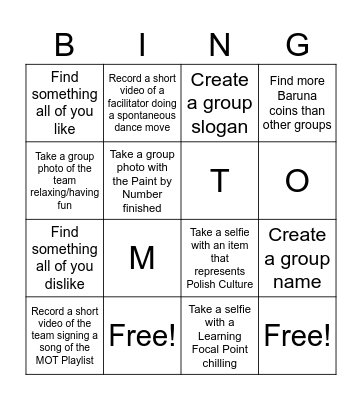 Humanitarian Bingo: Managing Silly Operations Bingo Card