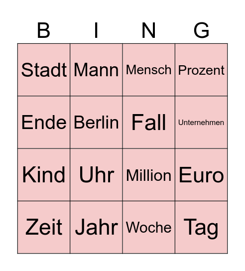 Einfach (das schaffst du doch, oder?) Bingo Card