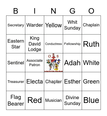 Mary C. Stewart No. 128 Bingo Card