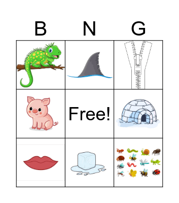All about the I Bingo Card