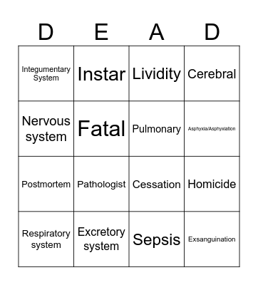 Unit 2 Vocab Bingo Card
