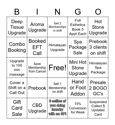 November Front Desk Bingo Card