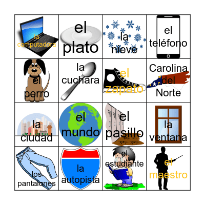 La Lotería Espartana Bingo Card