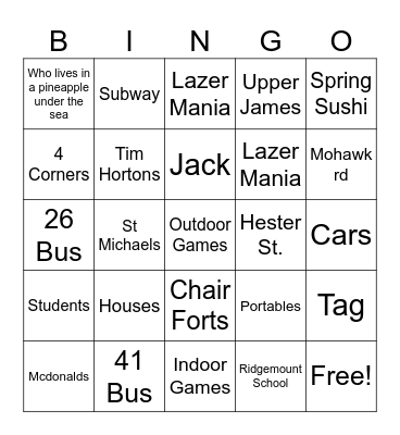 LGM COMMUNITY Bingo Card