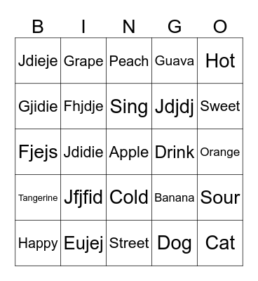 Longterm B3L6 Bingo Card