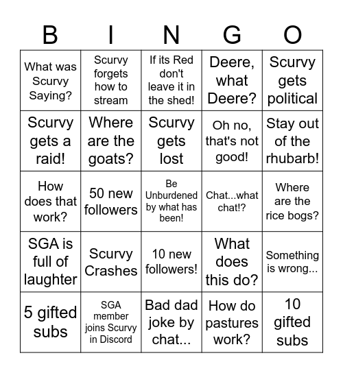 FS25 early access! Bingo Card