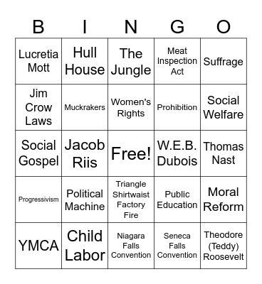 LEARN Bingo Card