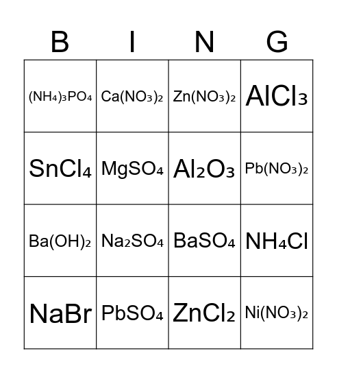 IONIC BINGO Card