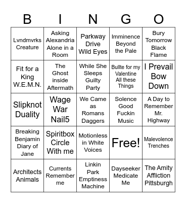 MoreCore Bingo! Bingo Card