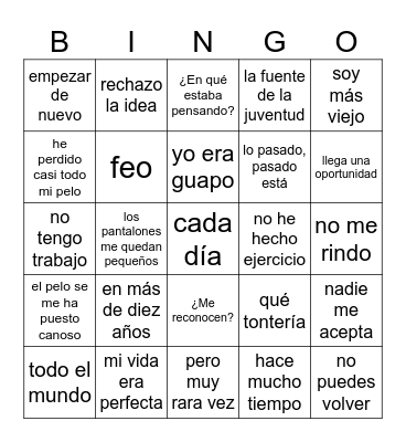 Feo - Sr. Wooly Bingo Card