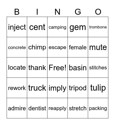 VOLUME 3 Bingo Card