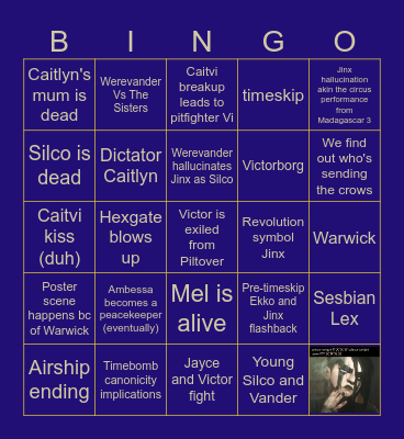 Axo's Arcane S2 Bingo Card
