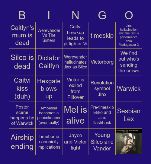 Axo's Arcane S2 Bingo Card