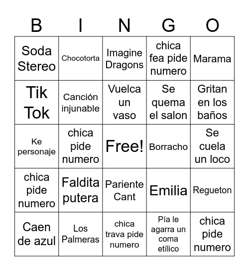 Los Quince de Leo 🗣️🔥 Bingo Card