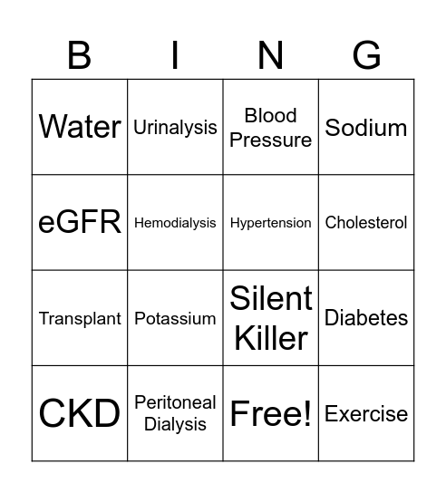 USC KDSAP BINGO Card