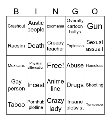 Tomorrows Teachings bingo Card