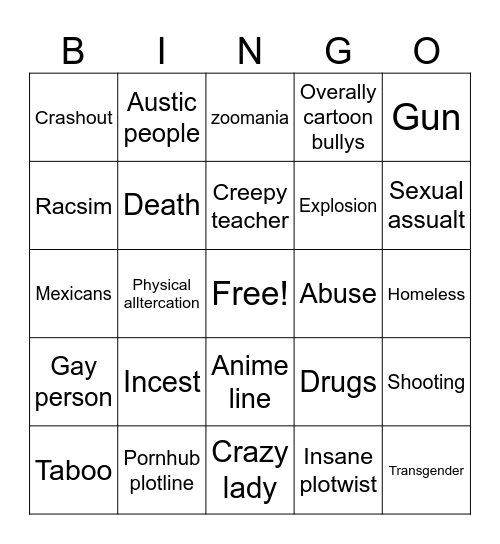 Tomorrows Teachings bingo Card