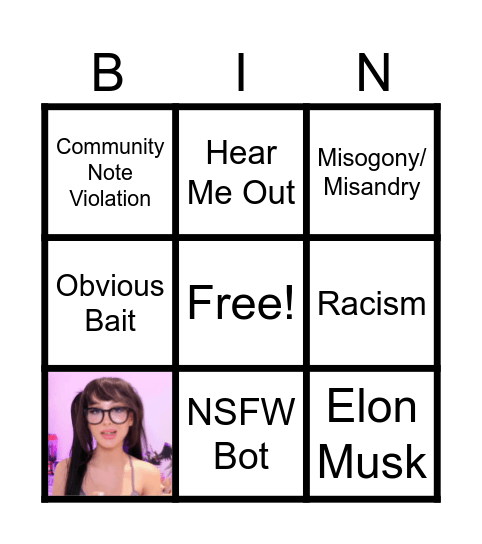 Twitter Bingo Card