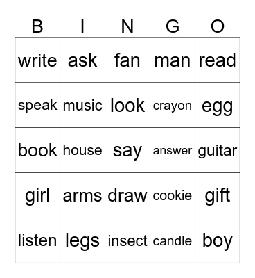 Chiêu bee5 Bingo Card
