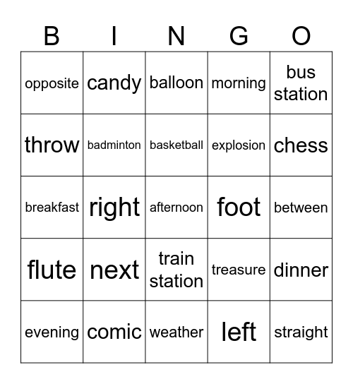 Triển bee3 Bingo Card