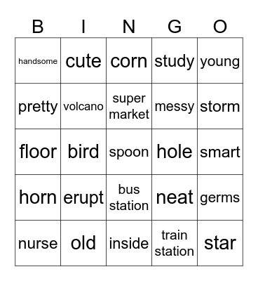 Triển 4 Bingo Card