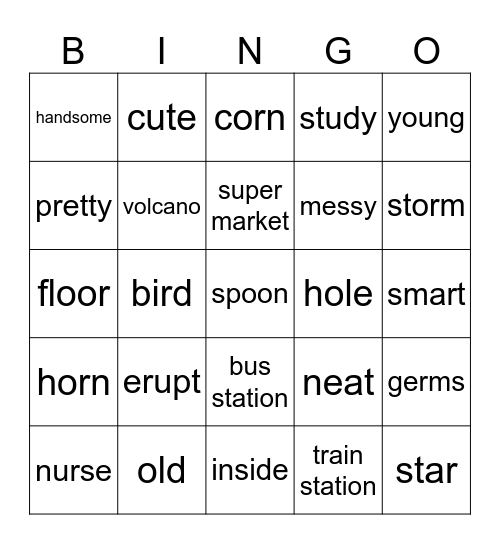 Triển 4 Bingo Card