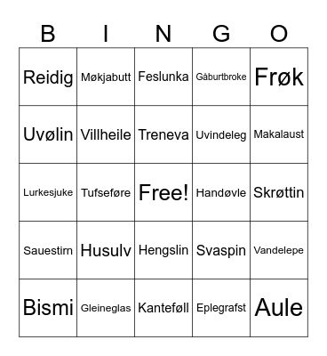 Seniorfest 2024 Bingo Card