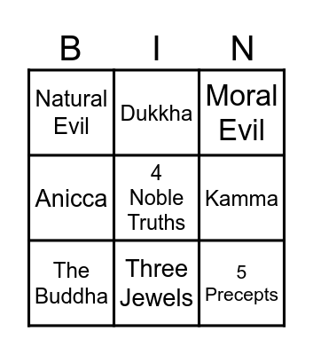 Mrs Taylor's N5 RMPS Bingo Card