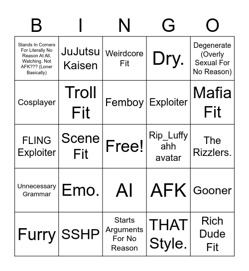 PBCS People Bingo Card