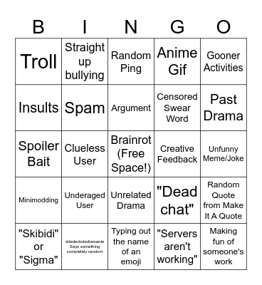 PenguinMod Daily Bingo Card