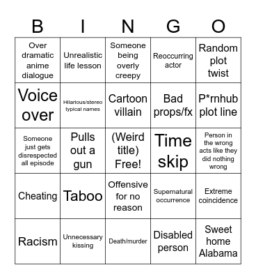 Tomorrow's Teachings Bingo Card