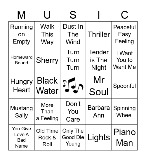 E Coast v W Coast v MW Bingo Card