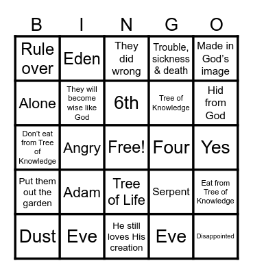 The First People Bingo Card