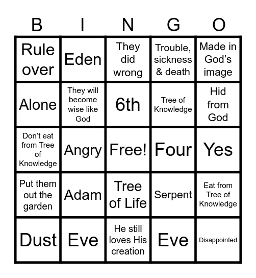 The First People Bingo Card