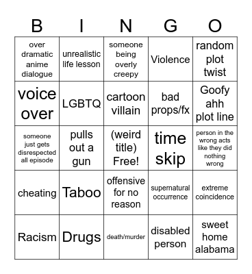 Tomorrow's Teaching Bingo Card