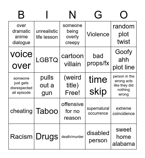 Tomorrow's Teaching Bingo Card