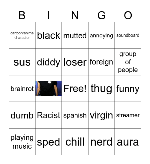 Neighbors Bingo Card