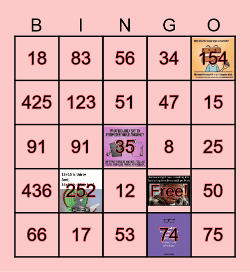 Divide and Conquer (5.NR.2.2) Bingo Card